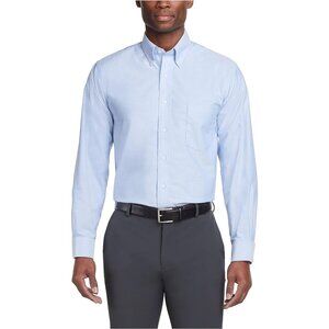 Men's Dress Shirt Regular Fit Oxford Solid Total Comfort And A Classic Fit